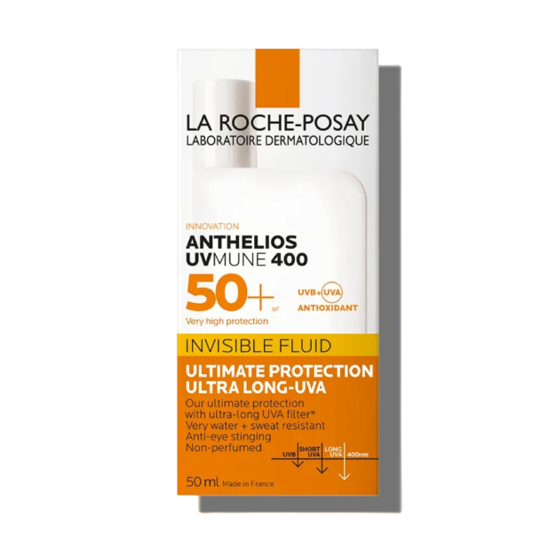La Roche-Posay Anthelios UVMune 400 Invisible Fluid SPF50+ Sun Cream 50ml - Image 3