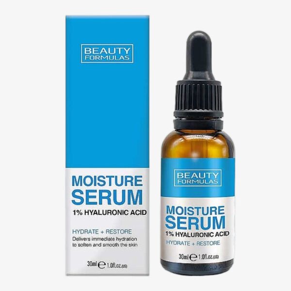 Beauty Formulas Moisture 1% Hyaluronic Acid Facial Serum 30ml