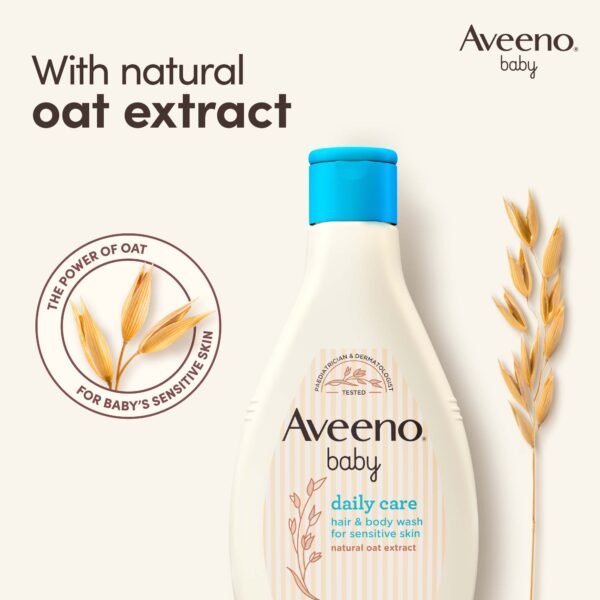 Aveeno® Daily Care Hair And Body Wash 250ml - Image 3