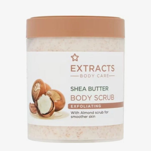 Superdrug Extracts Body Scrub Shea Butter 465ml