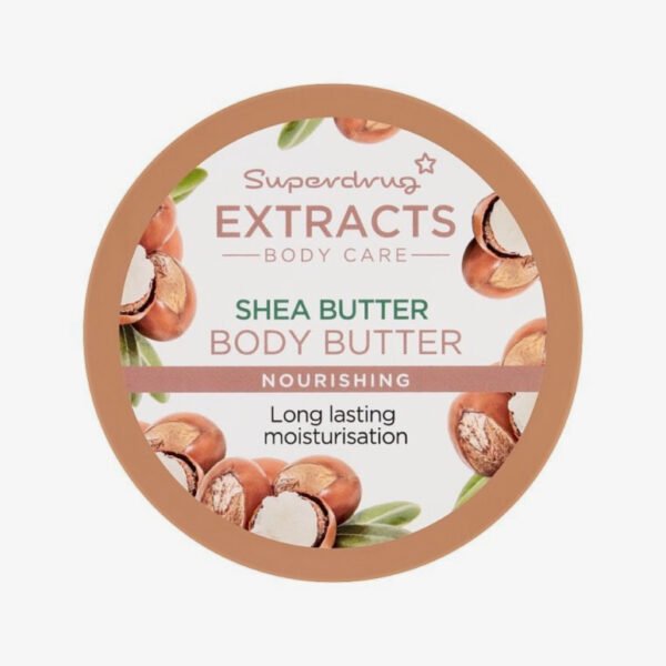 Superdrug Extracts Shea Butter Body Cream 475ml - Image 2