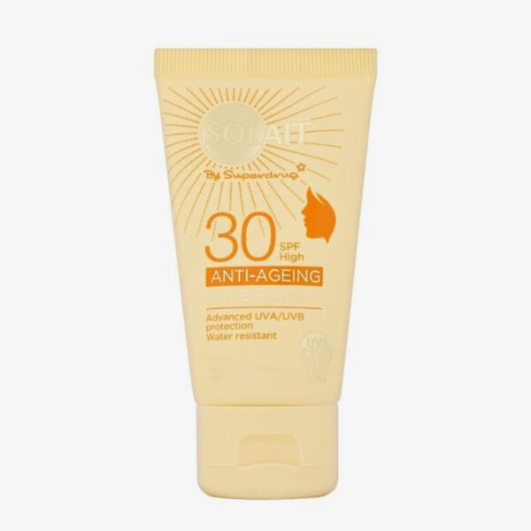 Superdrug Solait Anti Aging Face Fluid SPF30 50ml