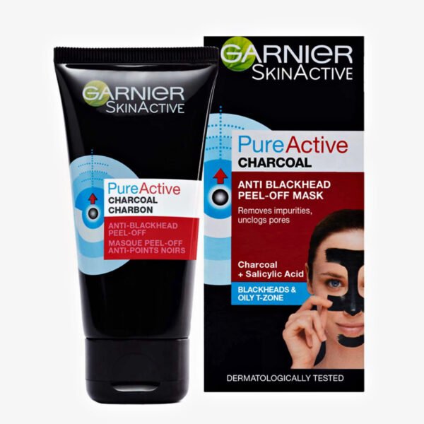Garnier Pure Active Anti Blackhead Charcoal Peel Off Face Mask 50ml