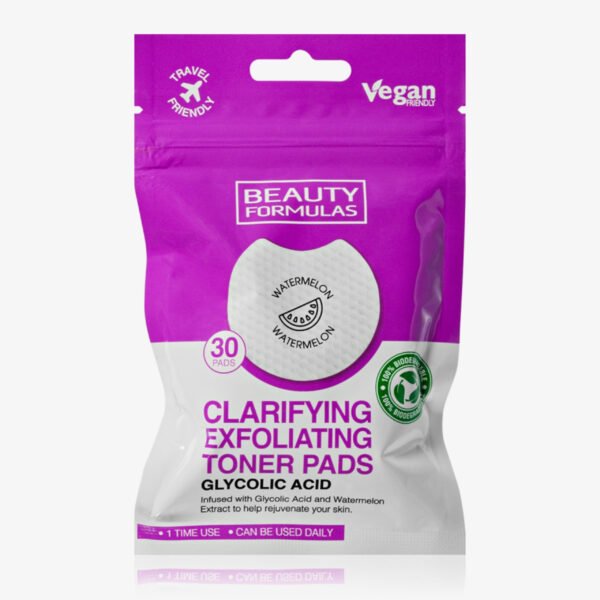 Beauty Formula Glycolic Acid Exfoliating Toner Pads 30 Pads