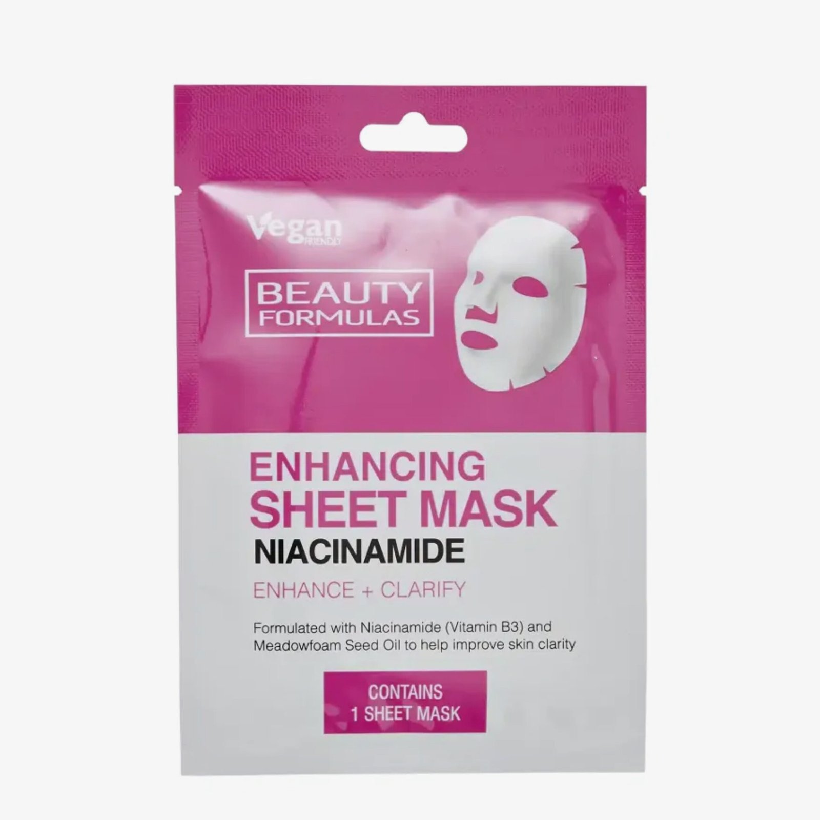 Beauty Formulas Enhancing Niacinamide Sheet Mask