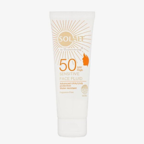Solait By Superdrug Anti Aging Sensitive Face Fluid SPF50 50ml